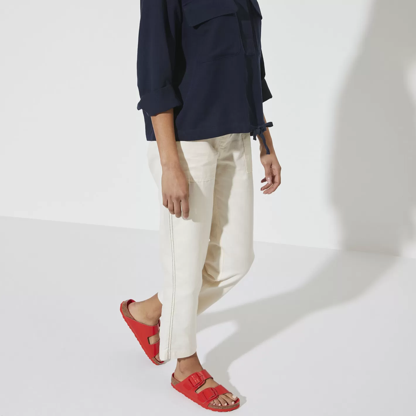 Sale Birkenstock Arizona Big Buckle High Shine Tomato