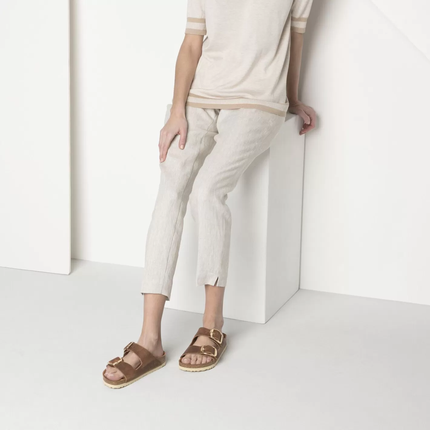 Outlet Birkenstock Arizona Big Buckle Cognac