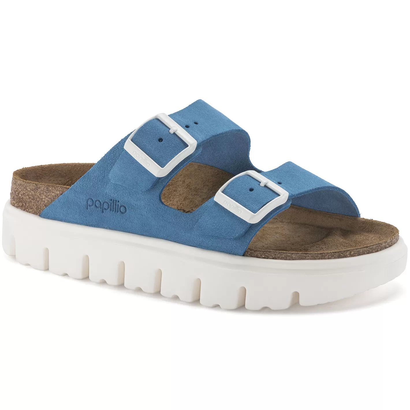 New Birkenstock Arizona Pap Chunky Blau