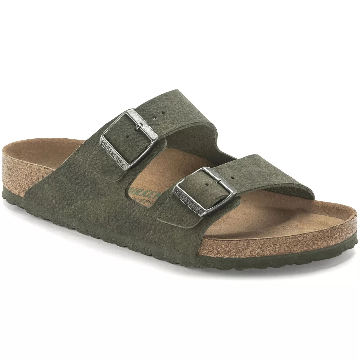 New Birkenstock Arizona Vegan Desert Dust Thyme
