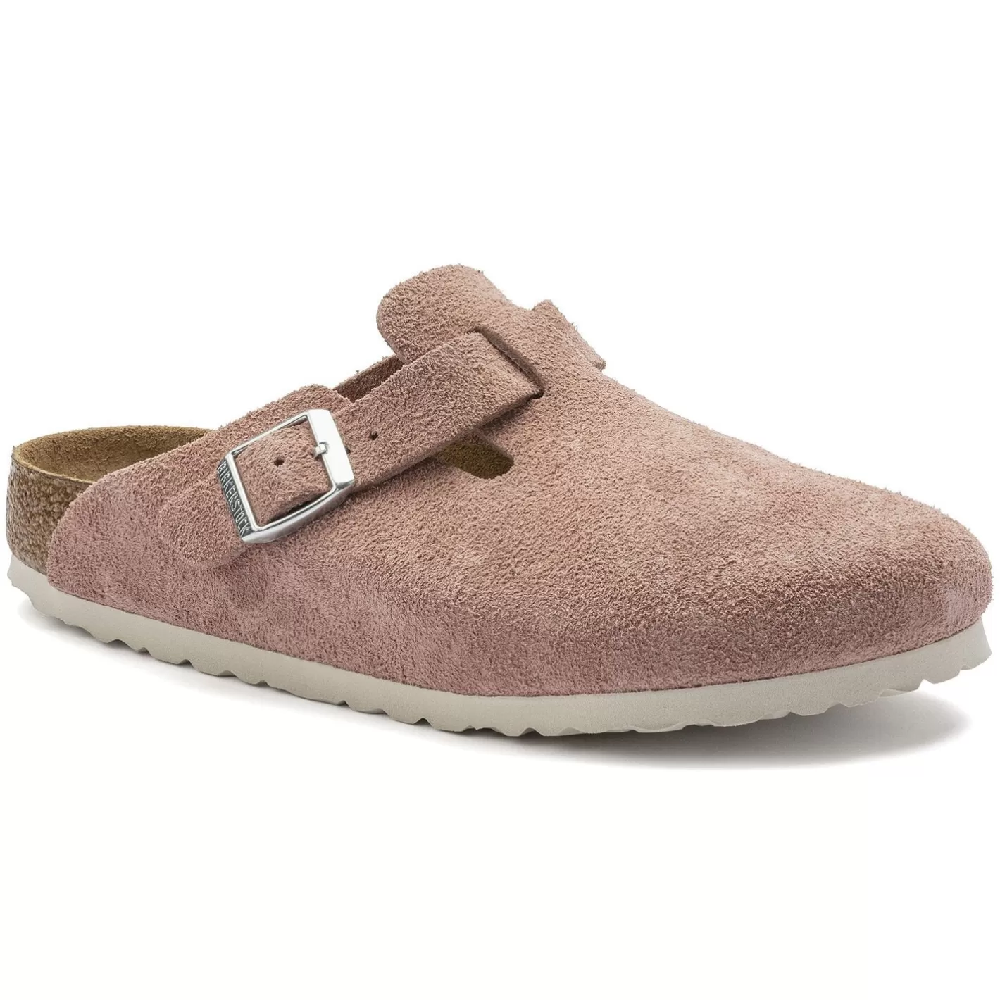 Cheap Birkenstock Boston Soft Footbed Pink Clay