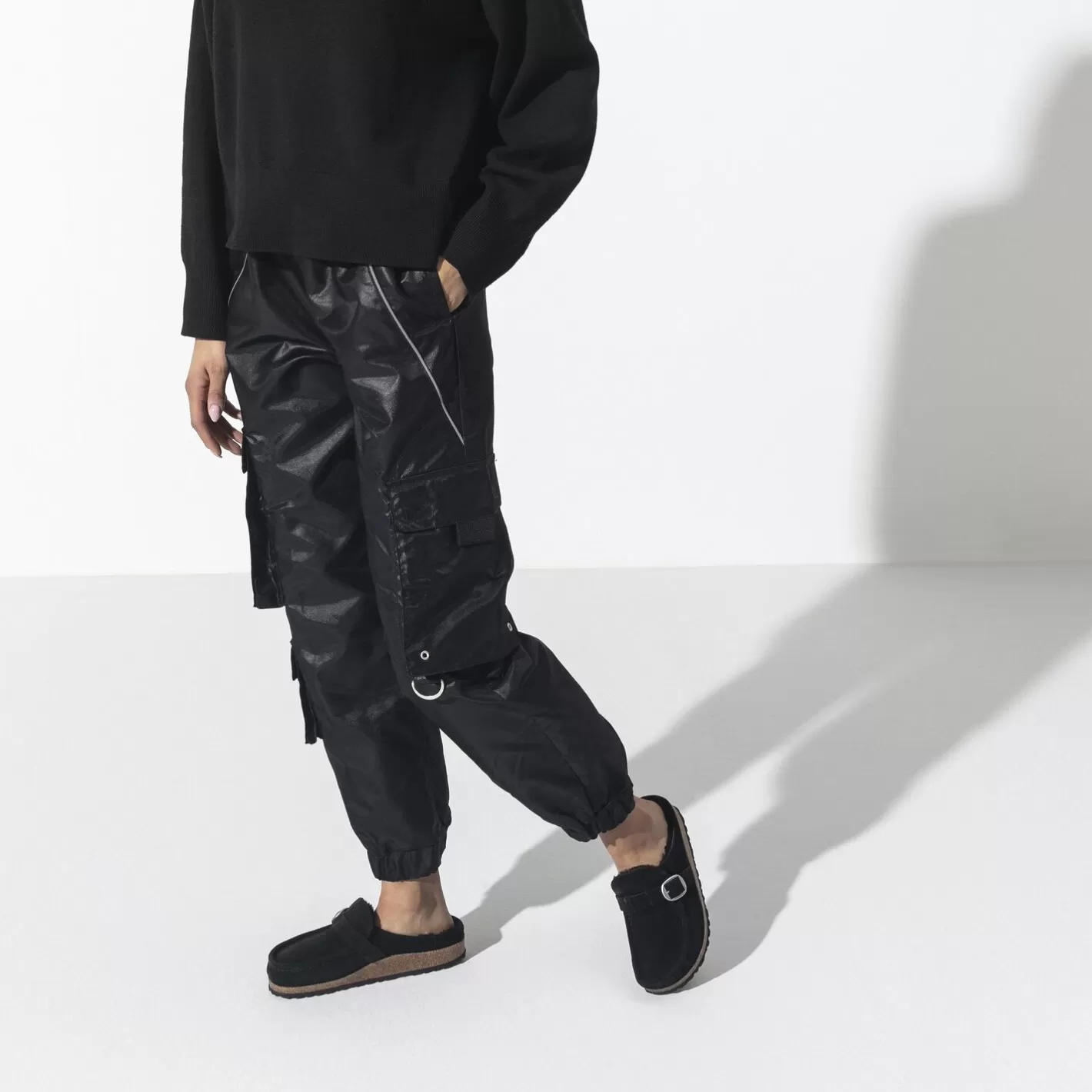 Online Birkenstock Buckley Shearling Black