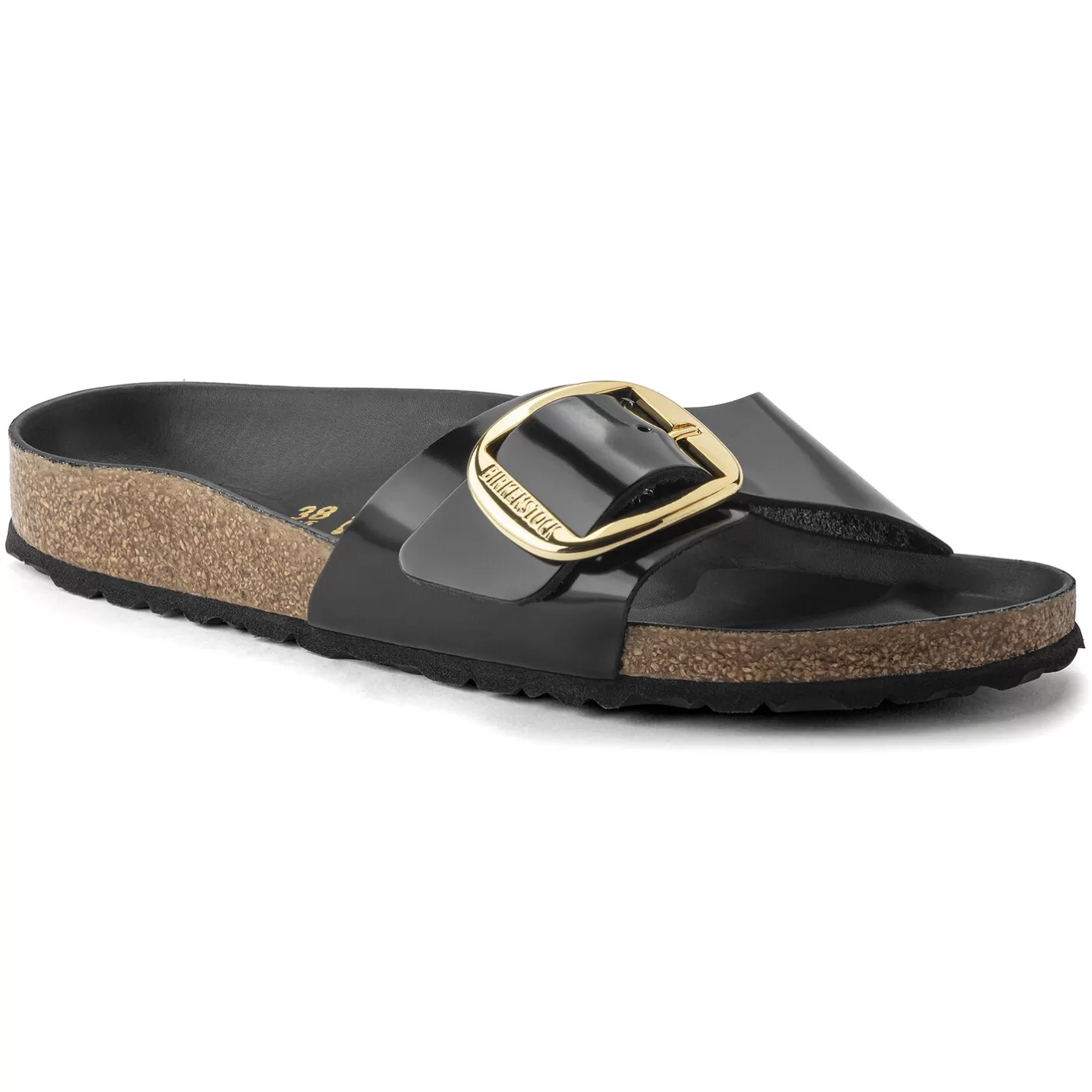 Outlet Birkenstock Madrid Big Buckle High Shine Black
