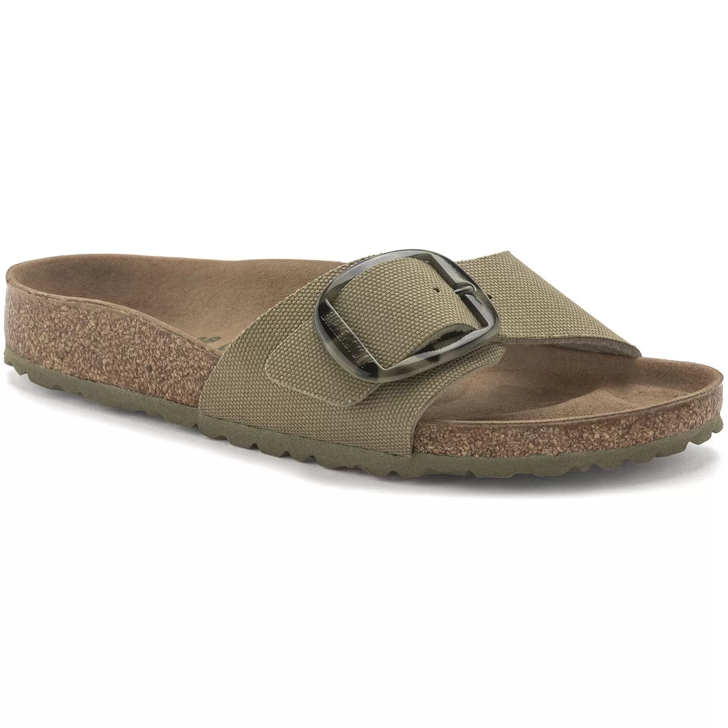 Cheap Birkenstock Madrid Vegan Big Buckle Faded Khaki