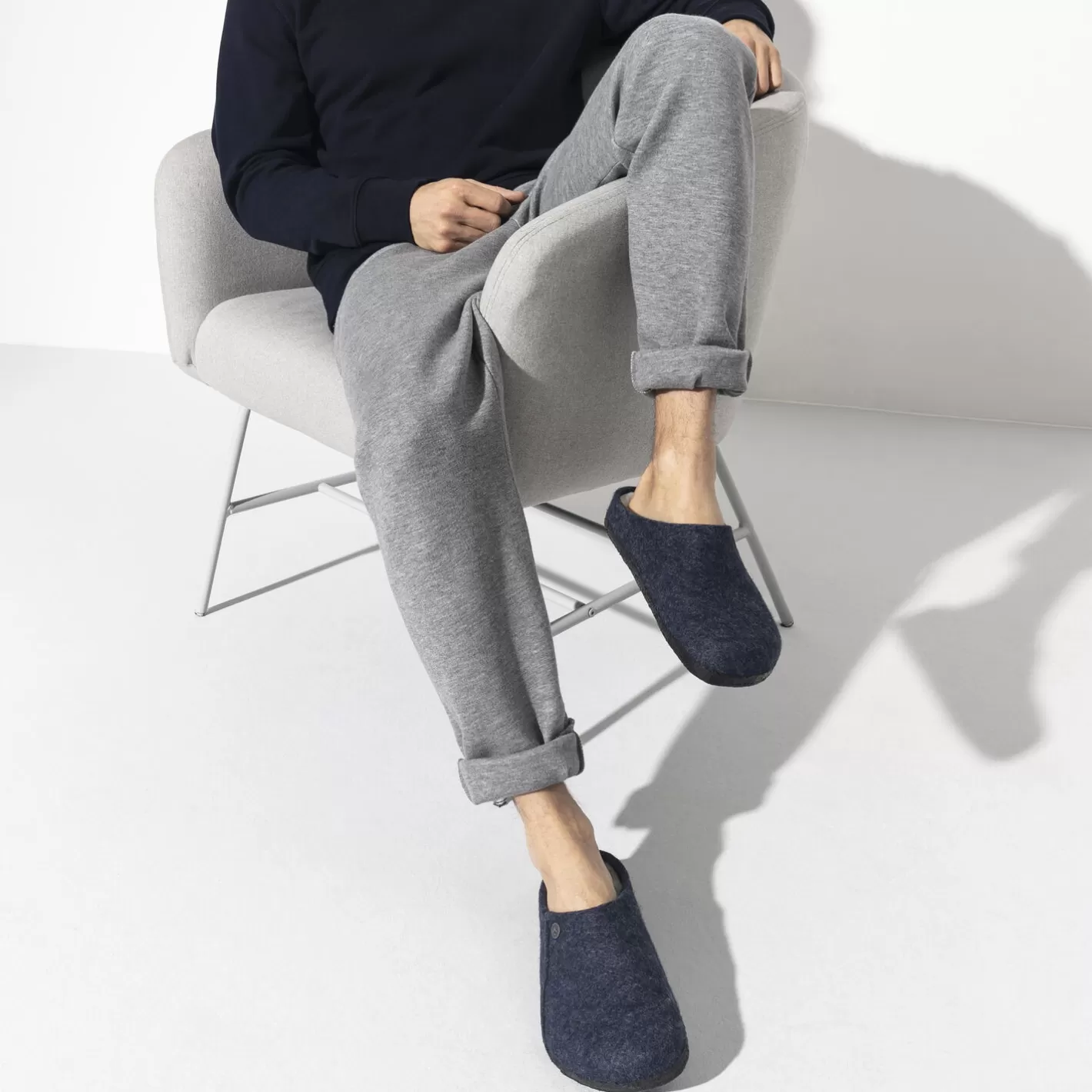 Hot Birkenstock Zermatt Shearling Dark Blue